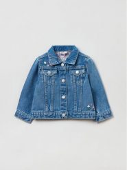 OVS Kurtka jeansowa 1679631 Niebieski Regular Fit. Niebieskie kurtki i płaszcze dla dziewczynek OVS, bez wzorów, z bawełny, bez kaptura. Za 169.99 zł.