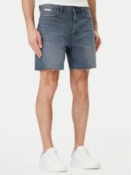 Calvin Klein Jeans Szorty jeansowe Classic LV04RF788G Szary Regular Fit. Szare szorty męskie Calvin Klein Jeans, m, bez wzorów, z bawełny. Za 369.99 zł.