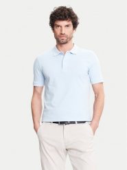 Pierre Cardin Polo C5 21354.2110 Błękitny Regular Fit. Niebieskie koszulki polo męskie Pierre Cardin, m, bez wzorów, z bawełny, bez ramiączek. Za 229.99 zł.