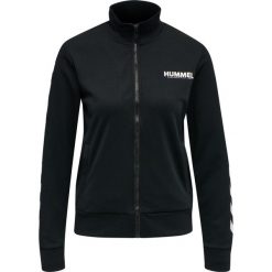 Damska bluza dresowa zapinana na zamek Hummel Legacy. Czarne bluzy sportowe damskie Hummel, xs, bez wzorów, z dresówki, bez kaptura, do piłki ręcznej. W wyprzedaży za 118.00 zł.