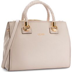 Torebka LIU JO - M Satchel Zip Manhat A68093 E0011 True Champagne 33801. Brązowe torebki do ręki damskie Liu Jo, ze skóry ekologicznej. Za 739.00 zł.