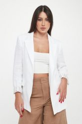 Marynarka damska lniana MLSSAUNA MARELLA SPORT. Żakiety damskie Marella Sport, bez wzorów, sportowe. Za 1,429.00 zł.