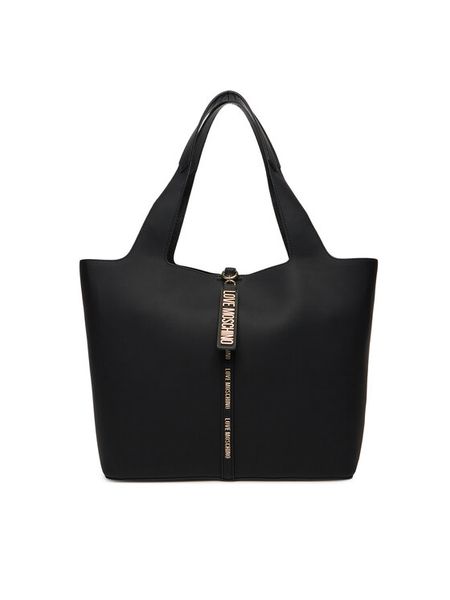 LOVE MOSCHINO Torebka JC4175PP1NLV0000 Czarny. Czarne torebki do ręki damskie Love Moschino, bez wzorów, ze skóry, bez dodatków. Za 639.99 zł.