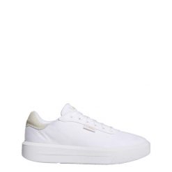 Buty Court Platform CLN Shoes. Białe obuwie sportowe damskie Adidas, bez wzorów, trekkingowe. Za 390.00 zł.