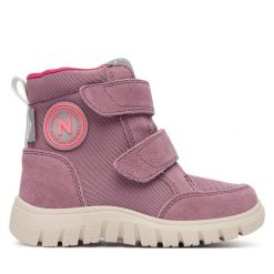 Śniegowce Naturino. Czerwone śniegowce dziewczęce Naturino, bez zapięcia. Za 419.99 zł.