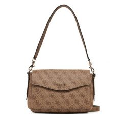 Torebka Guess. Brązowe torebki do ręki damskie Guess, z aplikacjami, klasyczne, bez dodatków. Za 359.99 zł.