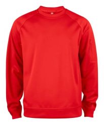Clique Basic Active Roundneck Bluza z okrągłym dekoltem 100% poliester. Czerwone bluzy męskie CLIQUE, xs, bez wzorów, z poliesteru, bez kaptura. Za 163.55 zł.