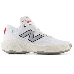 Buty męskie New Balance BBFRSHO2 – białe. Białe buty sportowe męskie New Balance, z materiału, bez zapięcia, na fitness i siłownię. Za 299.99 zł.