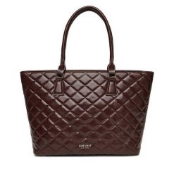 Torebka Nine West. Brązowe torebki do ręki damskie Nine West, bez wzorów, bez dodatków. Za 249.99 zł.