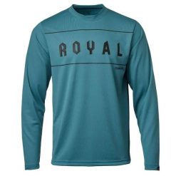 Koszulka z długim rękawem Royal Quantum. Niebieskie bluzki z długim rękawem męskie SELLE ROYAL, xl, bez wzorów, z tkaniny, bez kołnierzyka. Za 180.50 zł.