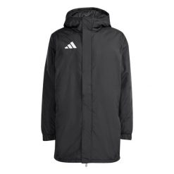 Kurtka męska adidas Entrada Stadium. Białe kurtki męskie Adidas, m, bez wzorów, z materiału, do piłki nożnej. Za 282.99 zł.