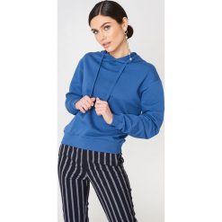 NA-KD Basic Bluza z kapturem basic - Blue. Niebieskie bluzy damskie NA-KD Basic. Za 100.95 zł.