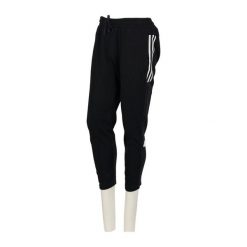 Second life - Damskie spodnie dresowe Tricot Pants 3-Stripes - Jak nowy. Czarne spodnie dresowe damskie Adidas, l, bez wzorów, z dresówki, do biegania. Za 143.46 zł.