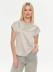 Vero Moda Bluzka Merle 10305151 Écru Regular Fit. Bluzki damskie Vero Moda, l, bez wzorów, z syntetyku, bez kołnierzyka, bez ramiączek. Za 79.99 zł.