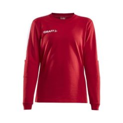 Sweter damski z kapturem Craft progress. Czerwone swetry damskie Craft, uniwersalny, bez wzorów, z bawełny, bez kołnierzyka, bez ramiączek, z kapturem. Za 192.85 zł.