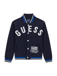 Guess Bluza L6YQ03 K4013 Granatowy Regular Fit. Niebieskie bluzy dla chłopców Guess, z aplikacjami, z bawełny, bez ramiączek, bez kaptura. Za 264.99 zł.