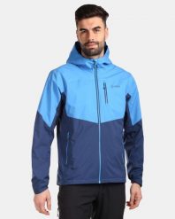 Męska kurtka outdoorowa Kilpi SONNA-M. Niebieskie kurtki sportowe męskie Kilpi, na jesień, m, bez wzorów, z materiału, trekkingowe. Za 318.50 zł.