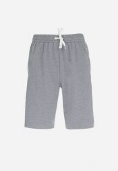 Szare Dresowe Szorty z Gumką w Pasie Eeshih. Szare szorty męskie Born2be, m, bez wzorów, z dresówki. Za 39.99 zł.