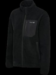 Hummel Damska kurtka hmlPOLAR Fleece – Izolujący komfort. Czarne kurtki sportowe damskie Hummel, xl, bez wzorów, z polaru, bez kaptura. Za 242.25 zł.