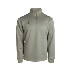 Bluza męska SAUD V2 zapinana na zamek, wygodna i uniwersalna, o dopasowanym kroj. Szare bluzy męskie IZAS, na zimę, m, bez wzorów, z jeansu, bez kaptura. Za 182.57 zł.