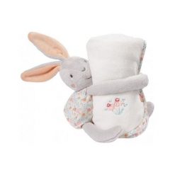 Kocyk Zajączek 47 cm. Szare kocyki dla dzieci Baby Fehn. Za 112.04 zł.
