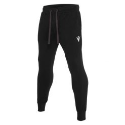 Spodnie do biegania Macron harp. Czarne spodnie sportowe męskie Macron, s, bez wzorów, z dresówki, do biegania. Za 234.50 zł.