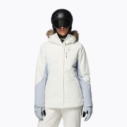 Kurtka narciarska damska Columbia Ava Alpine II Ins. Białe kurtki snowboardowe damskie Columbia, bez wzorów, bez kaptura, narciarskie. Za 739.99 zł.