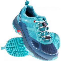Buty trekkingowe damskie Elbrus Eltero. Niebieskie obuwie sportowe damskie ELBRUS, bez wzorów, trekkingowe. Za 500.43 zł.