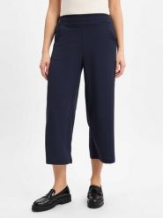 Soyaconcept® Spodnie culottes - Siham Kobiety Sztuczne włókno niebieski, XXL. Niebieskie spodnie materiałowe damskie s, bez wzorów, z materiału. Za 199.95 zł.