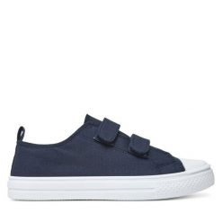 Tenisówki Sprandi. Niebieskie trampki i tenisówki chłopięce Sprandi, bez wzorów, bez zapięcia. Za 49.99 zł.