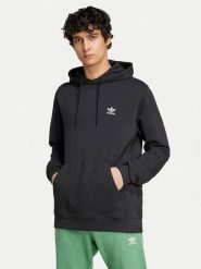 Adidas Bluza Trefoil Essentials IW5789 Czarny Regular Fit. Czarne bluzy męskie Adidas, m, bez wzorów, z bawełny, bez kaptura. Za 169.99 zł.
