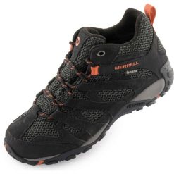 Merrell Alverstone Mid GTX damskie buty outdoor czarne. Brązowe trekkingi damskie Merrell, outdoorowe. Za 632.99 zł.