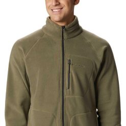 Bluza polarowa turystyczna męska Columbia Fast Trek II FZ. Czarne bluzy męskie Columbia, m, bez wzorów, z polaru, bez kaptura, trekkingowe. Za 139.99 zł.