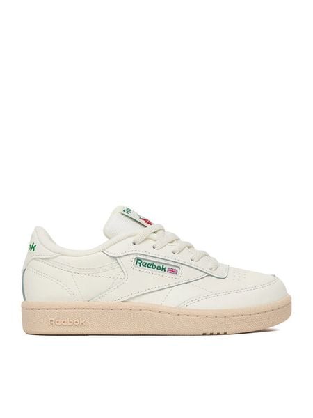 Reebok Sneakersy EO-CLUB C 100046748 Écru. Białe buty sportowe dziewczęce Reebok, bez wzorów, ze skóry, bez zapięcia. Za 134.99 zł.
