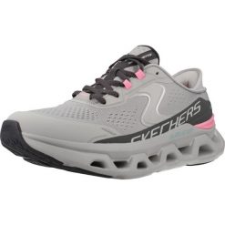 Buty sportowe Skechers Slip-ins Glide Step Altus. Czerwone obuwie sportowe damskie Skechers, bez wzorów, z materiału. Za 440.99 zł.