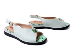 Artiker Relaks 58C1378 zielony, sandały damskie. Zielone sandały damskie Artiker Relaks, bez wzorów, ze skóry, bez obcasa, bez zapięcia. Za 207.92 zł.