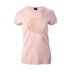 T-shirt Damski Akuja. Czerwone t-shirty damskie Hi-tec, l, bez wzorów, z bawełny, bez kołnierzyka. Za 49.99 zł.