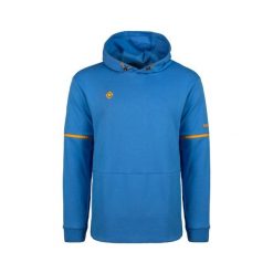 Bluza Biscar: wygoda i styl z regulowanym kapturem na każdą przygodę i relaks. Niebieskie bluzy męskie IZAS, xs, bez wzorów, z kapturem. Za 356.48 zł.