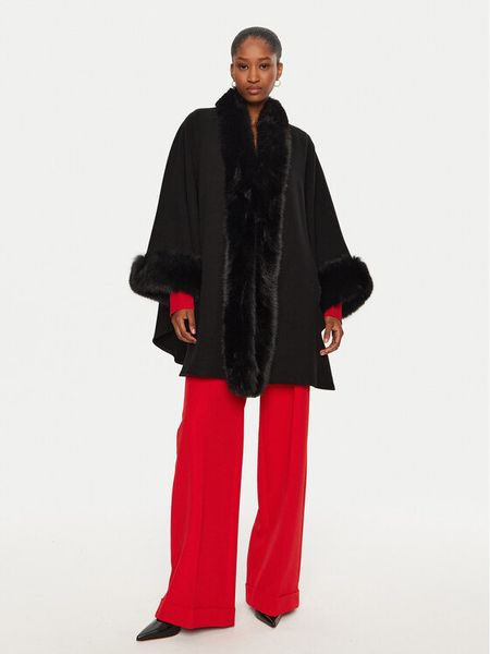 YES LONDON Płaszcz wełniany CD1193/ECO Czarny Regular Fit. Czarne płaszcze damskie YES LONDON, na zimę, bez wzorów, z wełny, bez kaptura. Za 1,999.00 zł.