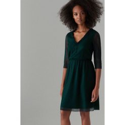 Sukienka z rękawami 3/4 - Khaki. Sukienki damskie marki Mohito. Za 129.99 zł.