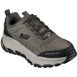 Buty sportowe męskie Skechers D'lux Trekker. Szare buty sportowe męskie Skechers, z materiału, bez zapięcia. W wyprzedaży za 417.55 zł.