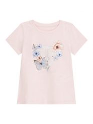 Guess T-Shirt K6RI21 K6YW4 Różowy Regular Fit. Czerwone t-shirty i topy dla dziewczynek Guess, z aplikacjami, z bawełny, bez ramiączek. Za 89.99 zł.