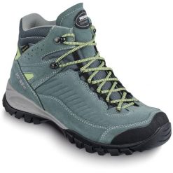 Buty Meindl Salo Lady Mid GTX. Niebieskie obuwie sportowe damskie Meindl, bez wzorów, trekkingowe. Za 1,199.00 zł.