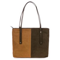 Tom Tailor torebka damska Goldy khaki. Brązowe torby na ramię damskie Tom Tailor, bez wzorów, eleganckie, bez dodatków. W wyprzedaży za 182.00 zł.
