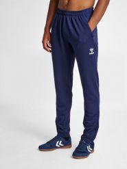 Spodnie do biegania Hummel Lead. Niebieskie spodnie sportowe męskie Hummel, xl, bez wzorów, z dresówki, do biegania. Za 159.50 zł.