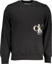 Calvin Klein BLUZA CALVIN KLEIN BEZ ZAMKA CZARNA MĘSKA 2XL. Czarne bluzy męskie Calvin Klein, m, bez wzorów, bez kaptura. Za 318.16 zł.