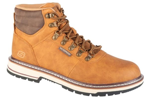 Trapery męskie, Corado - Jaxx. Brązowe śniegowce i trapery męskie Skechers, z materiału, sportowe, przed kolano, bez zapięcia. Za 299.99 zł.