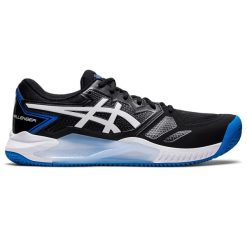 Buty do tenisa Asics Gel-challenger 13 clay. Czarne buty sportowe męskie Asics, bez zapięcia, tenisowe. Za 424.00 zł.