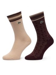 Lacoste Skarpety długie RA9244 Kolorowy. Skarpety męskie Lacoste, bez wzorów, z bawełny. Za 124.99 zł.