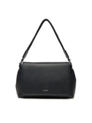 Calvin Klein Torebka Ck Must Top Handle Bag_Caviar K60K613085 Czarny. Czarne torebki do ręki damskie Calvin Klein, bez wzorów, ze skóry, bez dodatków. Za 329.99 zł.